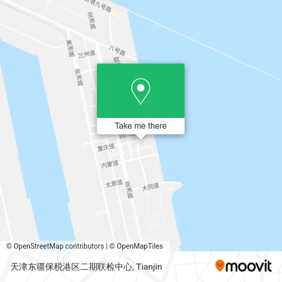 天津东疆保税港区二期联检中心 map
