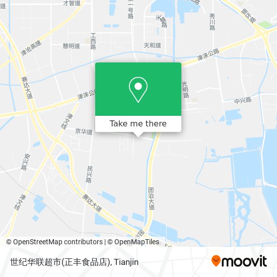 世纪华联超市(正丰食品店) map