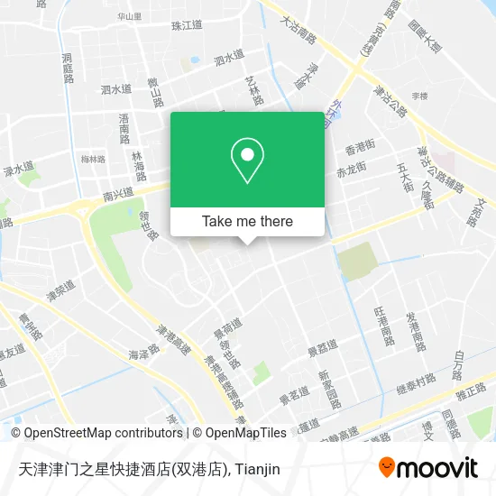 天津津门之星快捷酒店(双港店) map