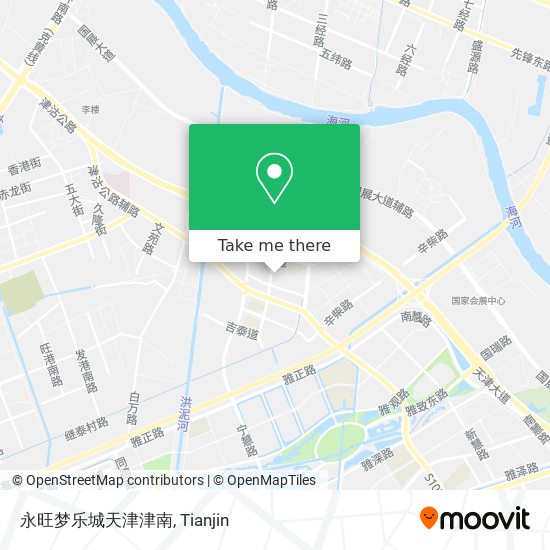 永旺梦乐城天津津南 map