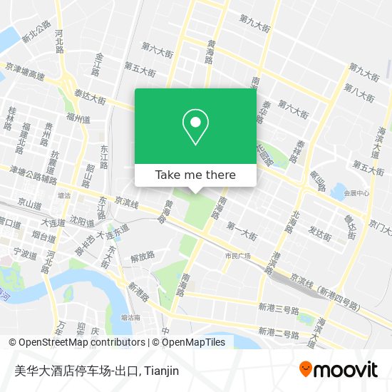 美华大酒店停车场-出口 map