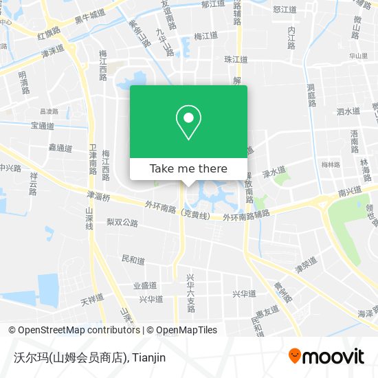 沃尔玛(山姆会员商店) map