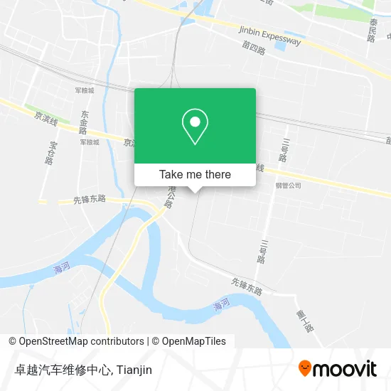 卓越汽车维修中心 map