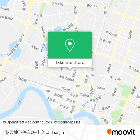 慧园地下停车场-出入口 map