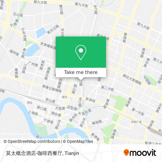 莫太概念酒店-咖啡西餐厅 map