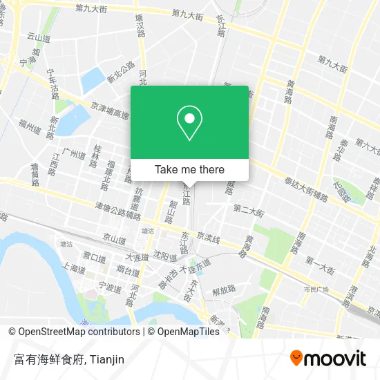 富有海鲜食府 map