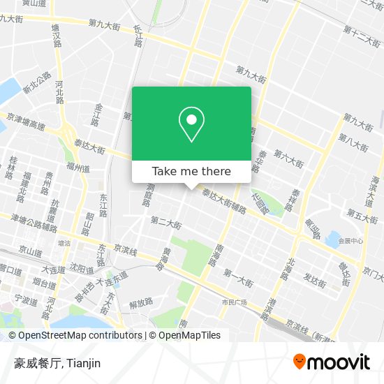 豪威餐厅 map