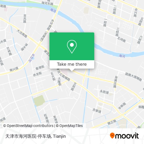 天津市海河医院-停车场 map