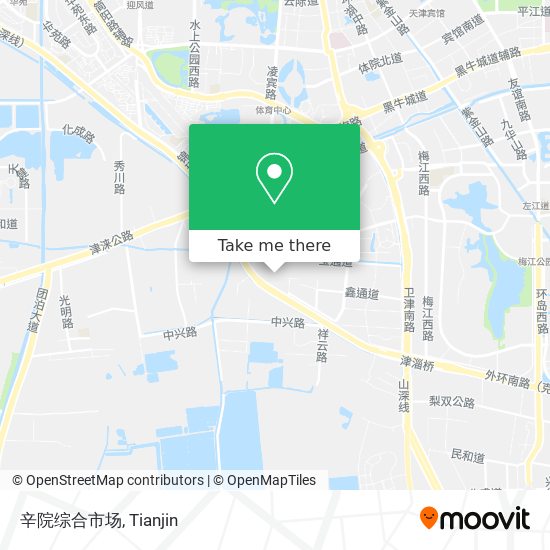 辛院综合市场 map