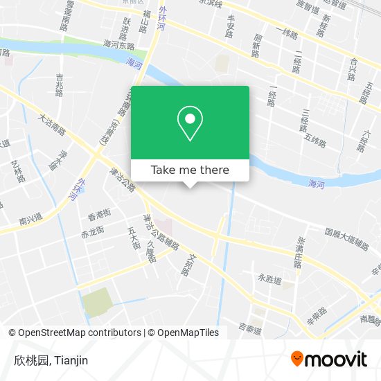 欣桃园 map