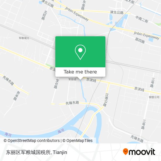东丽区军粮城国税所 map