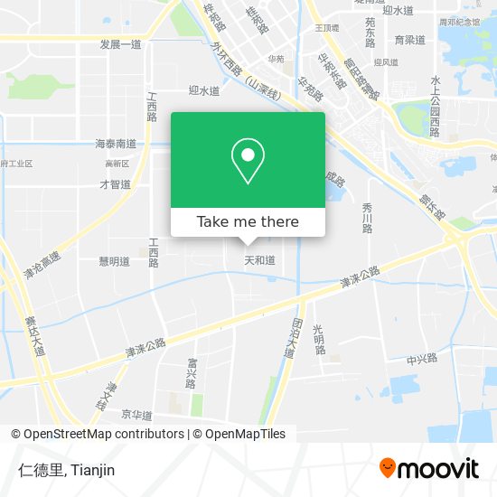 仁德里 map