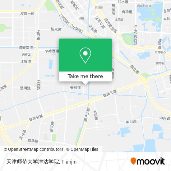 天津师范大学津沽学院 map