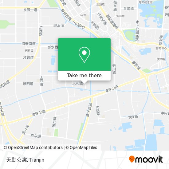 天勤公寓 map