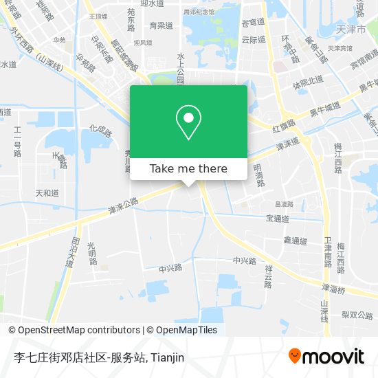 李七庄街邓店社区-服务站 map