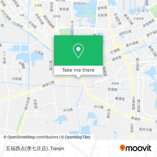 五福西点(李七庄店) map