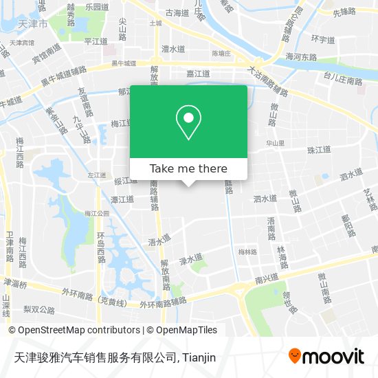 天津骏雅汽车销售服务有限公司 map