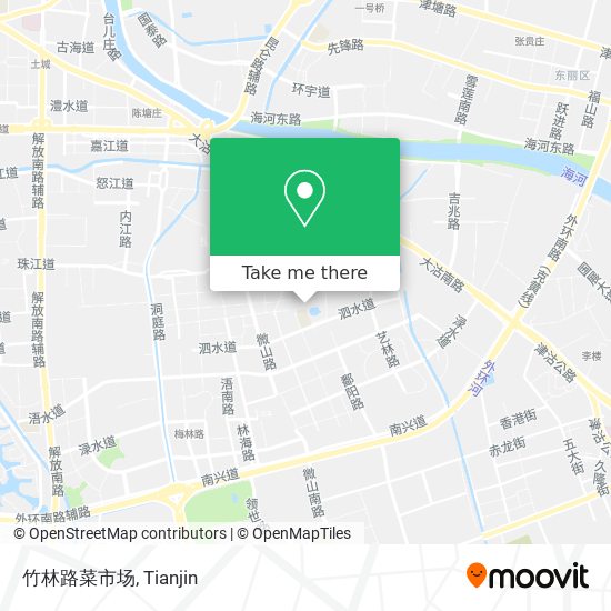 竹林路菜市场 map