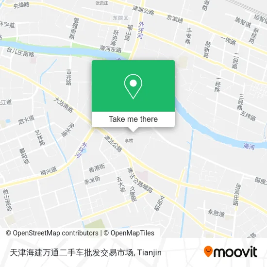 天津海建万通二手车批发交易市场 map