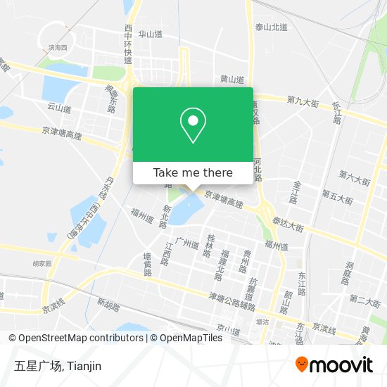 五星广场 map