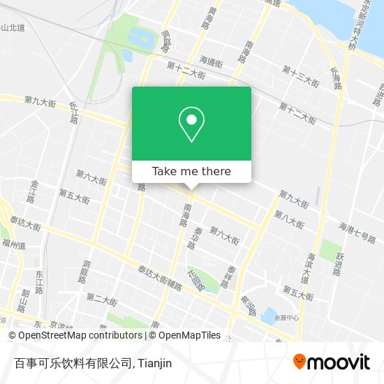 百事可乐饮料有限公司 map