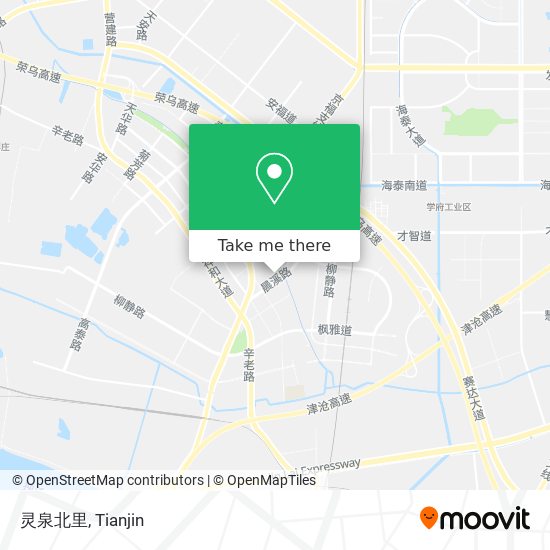 灵泉北里 map