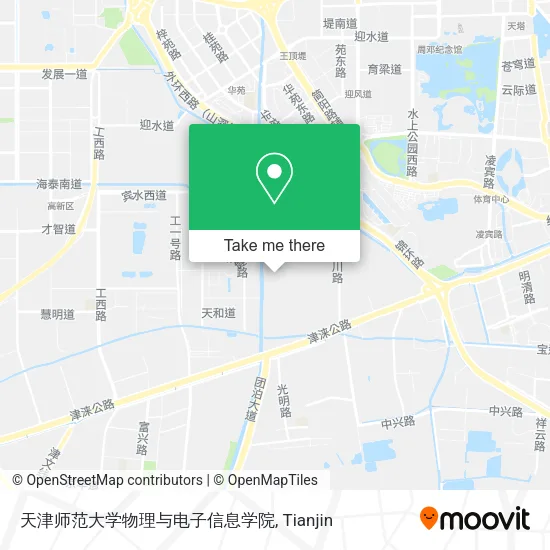 天津师范大学物理与电子信息学院 map