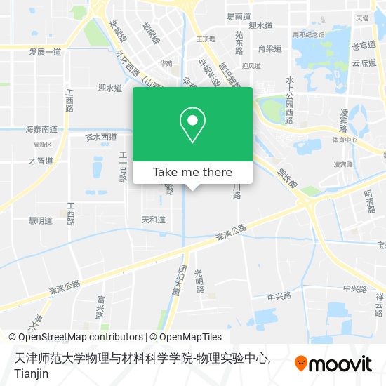 天津师范大学物理与材料科学学院-物理实验中心 map