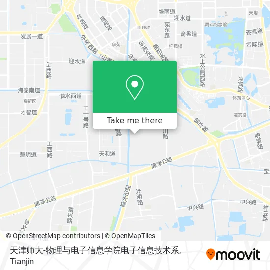 天津师大-物理与电子信息学院电子信息技术系 map