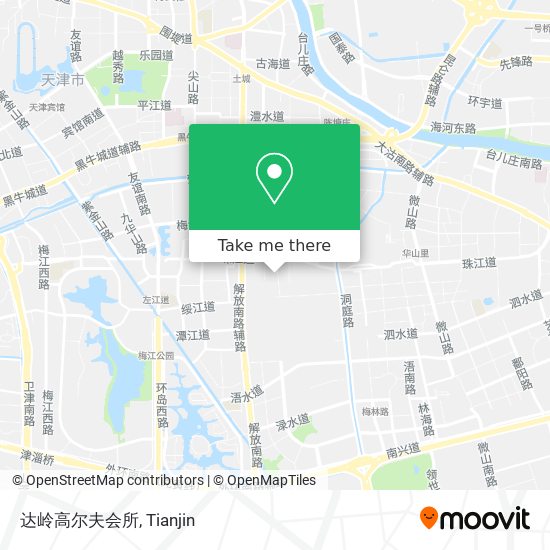 达岭高尔夫会所 map