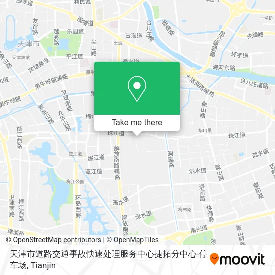 天津市道路交通事故快速处理服务中心捷拓分中心-停车场 map