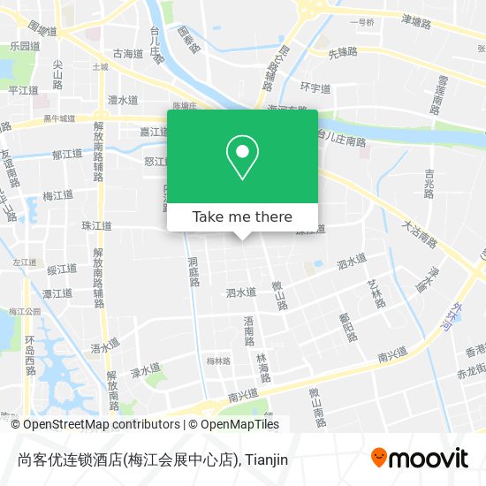 尚客优连锁酒店(梅江会展中心店) map