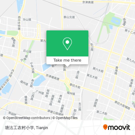 塘沽工农村小学 map
