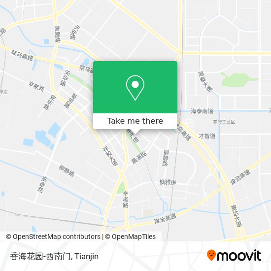 香海花园-西南门 map