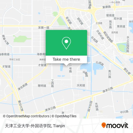 天津工业大学-外国语学院 map