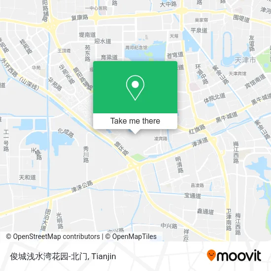 俊城浅水湾花园-北门 map