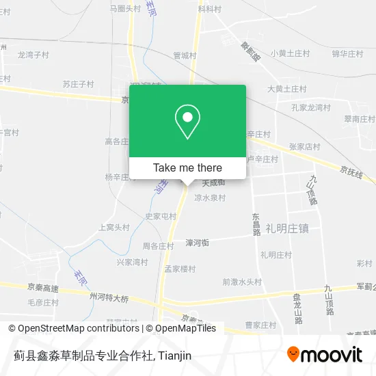 蓟县鑫淼草制品专业合作社 map