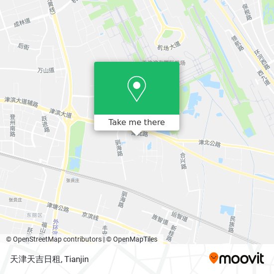 天津天吉日租 map