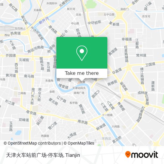 天津火车站前广场-停车场 map