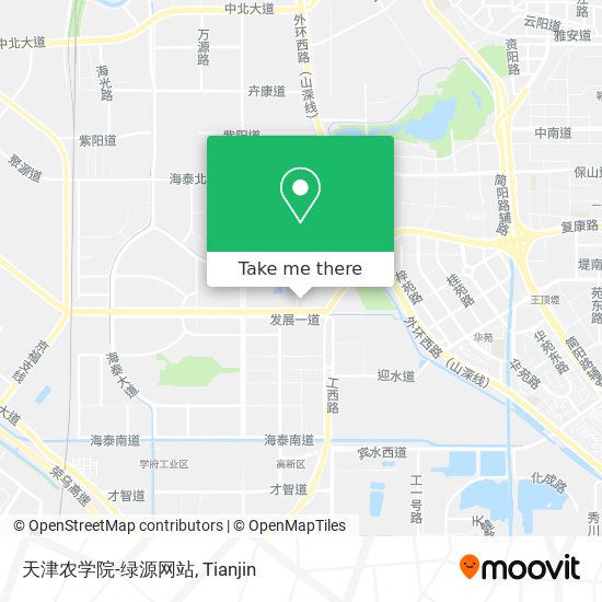 天津农学院-绿源网站 map