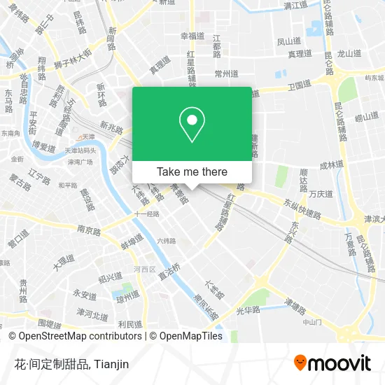 花·间定制甜品 map