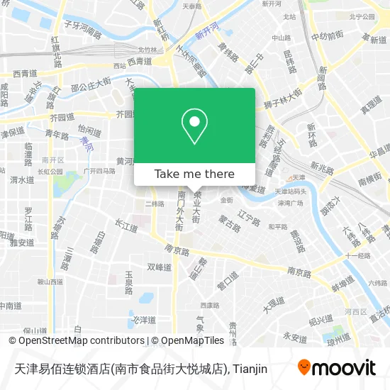 天津易佰连锁酒店(南市食品街大悦城店) map