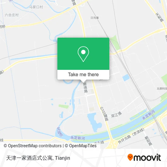 天津一家酒店式公寓 map