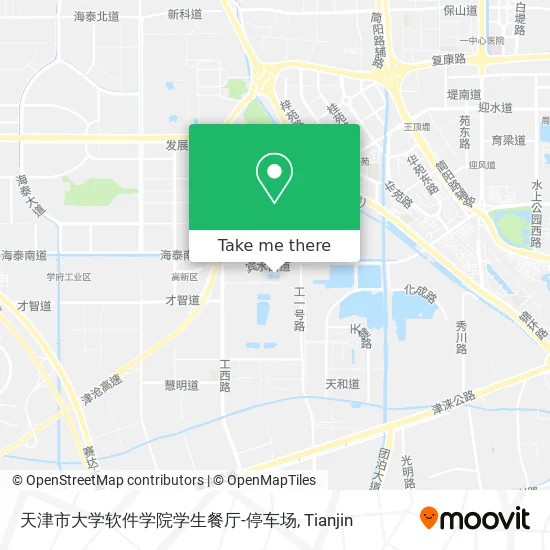 天津市大学软件学院学生餐厅-停车场 map