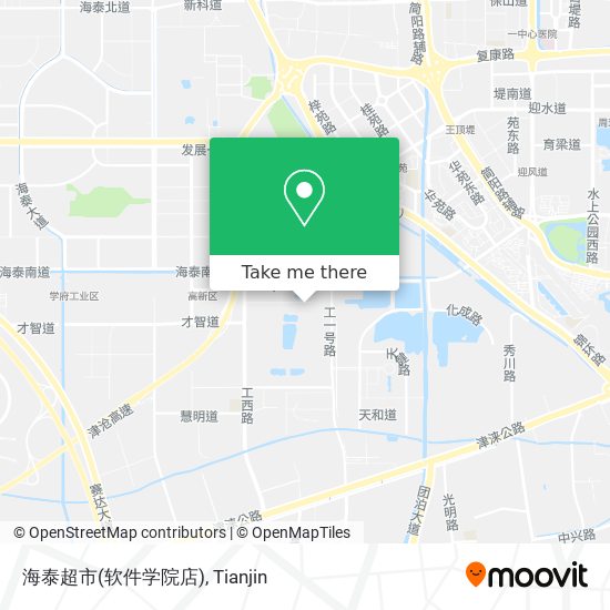 海泰超市(软件学院店) map