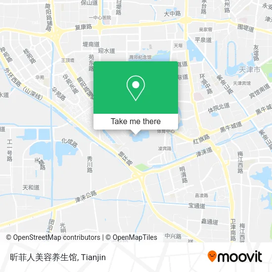 昕菲人美容养生馆 map