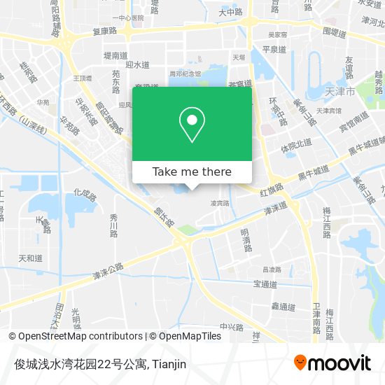 俊城浅水湾花园22号公寓 map