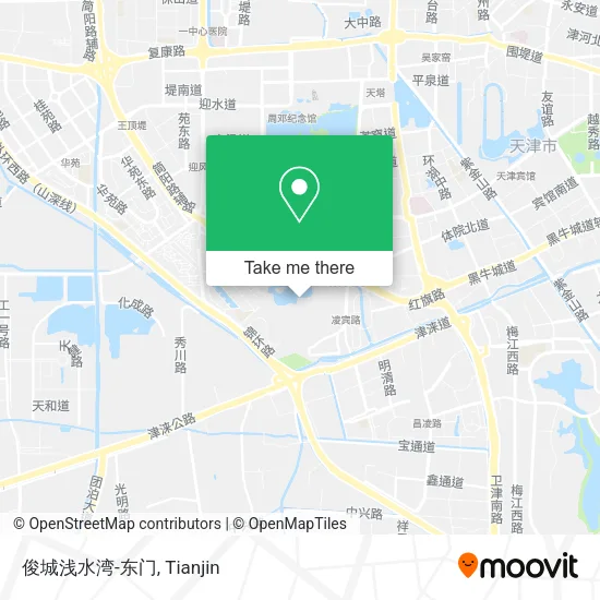 俊城浅水湾-东门 map