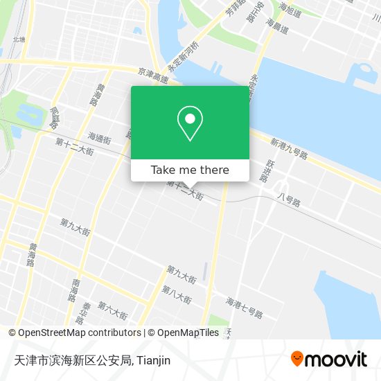 天津市滨海新区公安局 map
