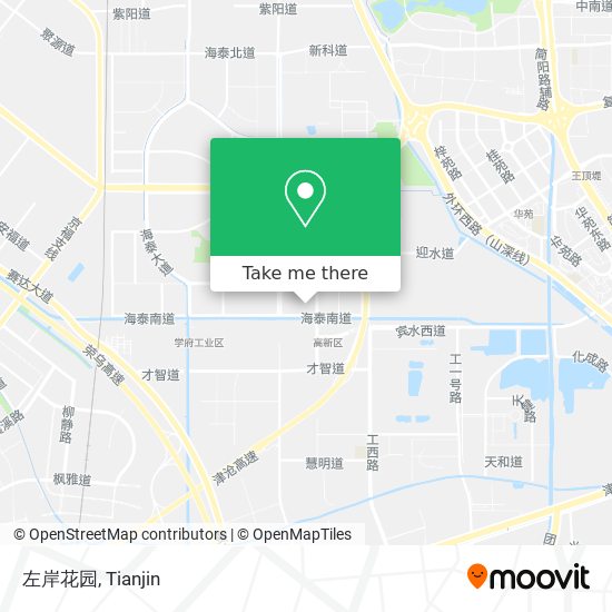 左岸花园 map